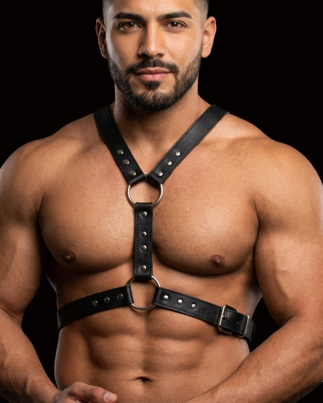 Arnes de Pecho Hombre Ajustable Leather Fetish Bondage Thanos