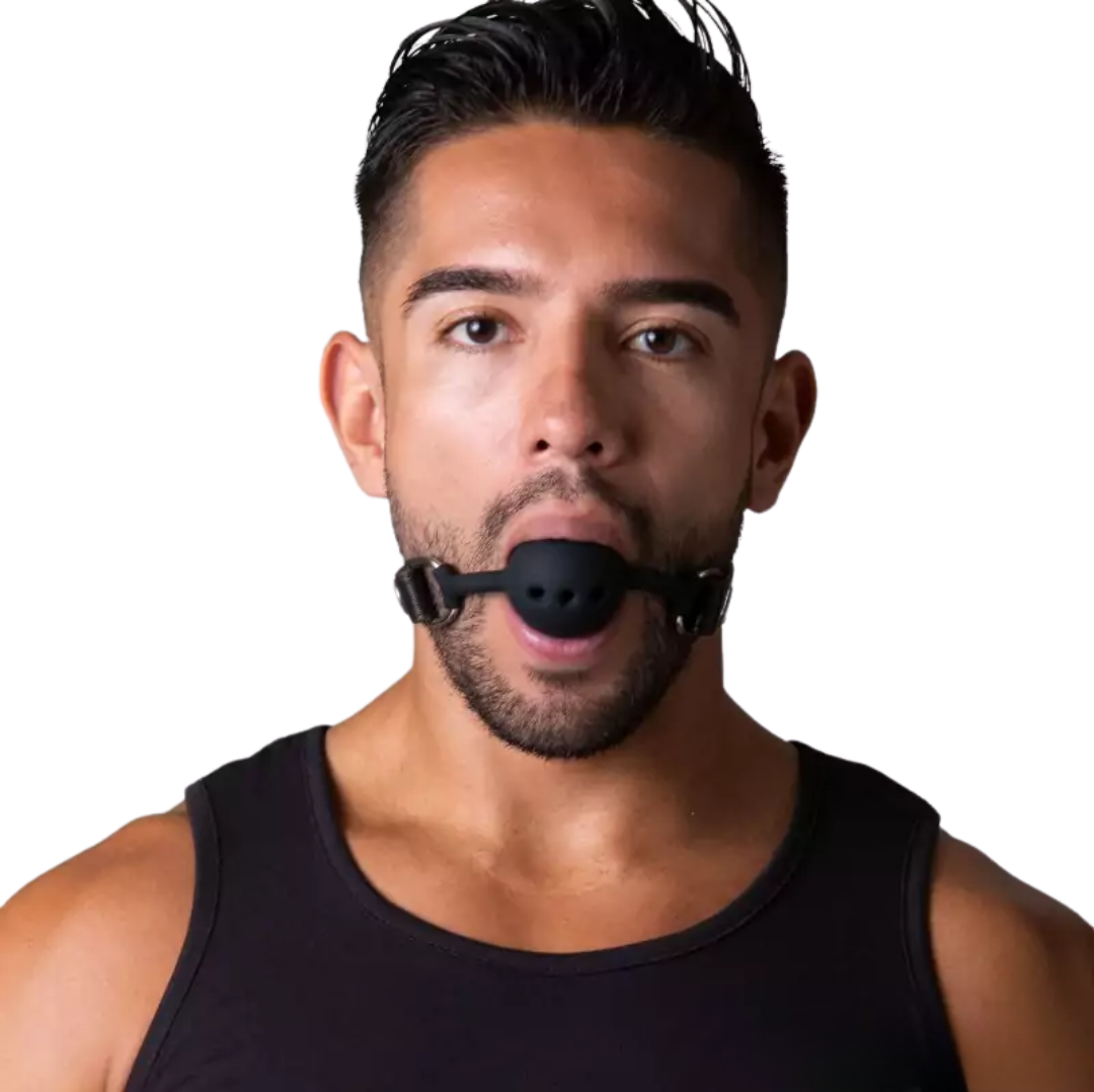 Mordaza Respirable Ajustable Bdsm Boundage Sumisión Fetish Fantasy Extreme - Silicone Breathable Ball Gag Small
