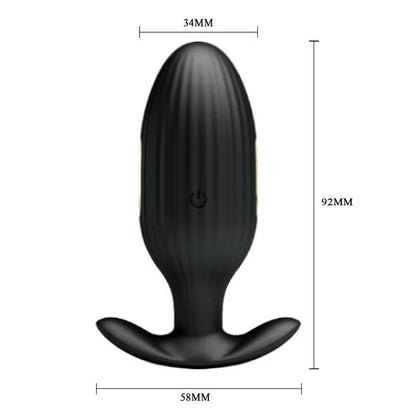 Vibrador Anal Estimulador Pretty Love Jefferson Anal Plug Electric Shock Functions Mobile App Long Distance Control