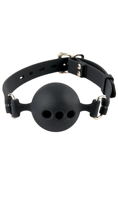 Mordaza Respirable Ajustable Bdsm Boundage Sumisión Fetish Fantasy Extreme - Silicone Breathable Ball Gag Small