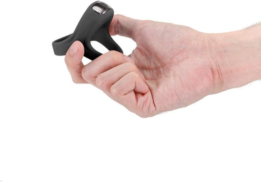 Anillo Vibrador Asombrosas Vibraciones Retardar Eyaculación Anillo Vibrador Recargable Silicona 10 Ritmos Cock Ring