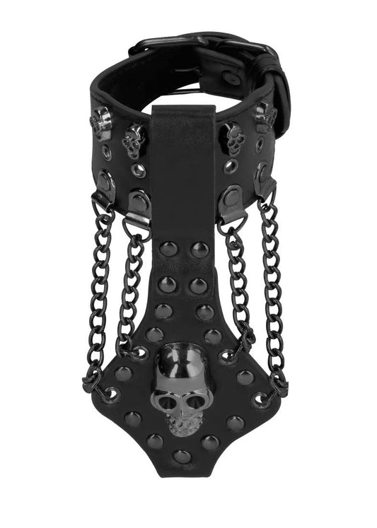Hermosa Pulsera Con Calaveras Cadena Super Sexys  Ouch! Bracelet with Skulls and Chains! BDSM