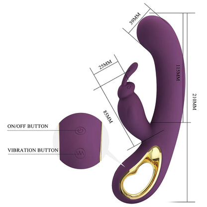 Vibrador Recargable Control Remoto Por Aplicación App Estimulador Rabbit Liam
