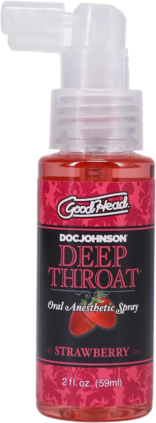 Lubricante Oral Garganta Profunda Deep Throad 59ml Spray, un delicioso desensibilizante