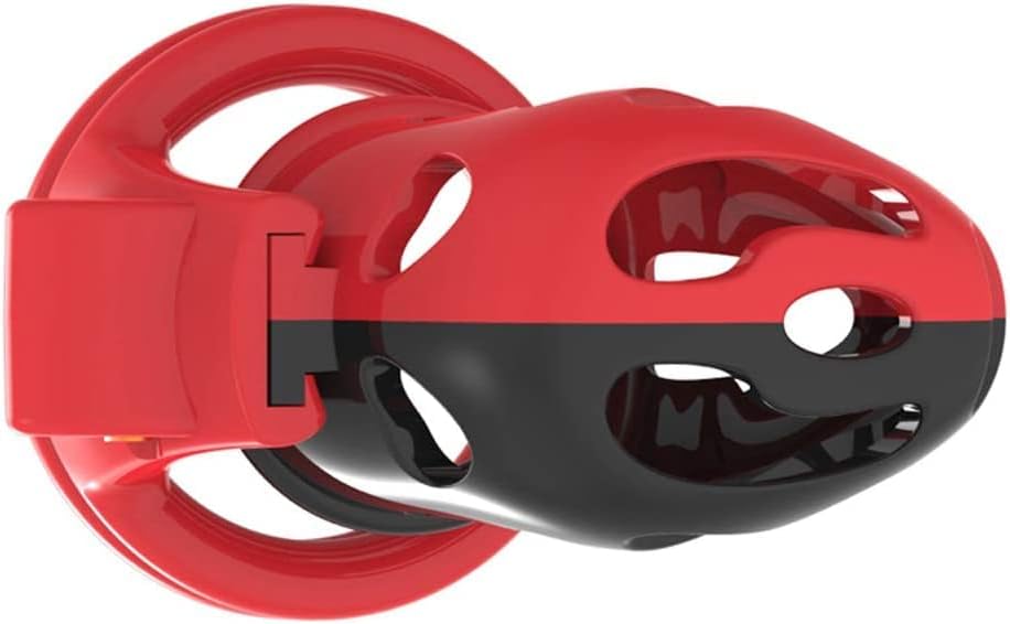 Jaula De Bloqueo Para Pene Castidad Curved Ghost Chastity Cage (red)