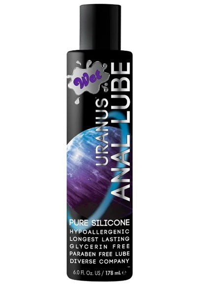 Lubricante Silicon De Lujo 3 onzas Wet Uranus Anal Silicone-based lubricant