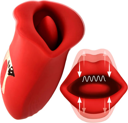 Lickgasm Kiss Tell Mini Estimulador De Clítoris Vibrador Y Besos