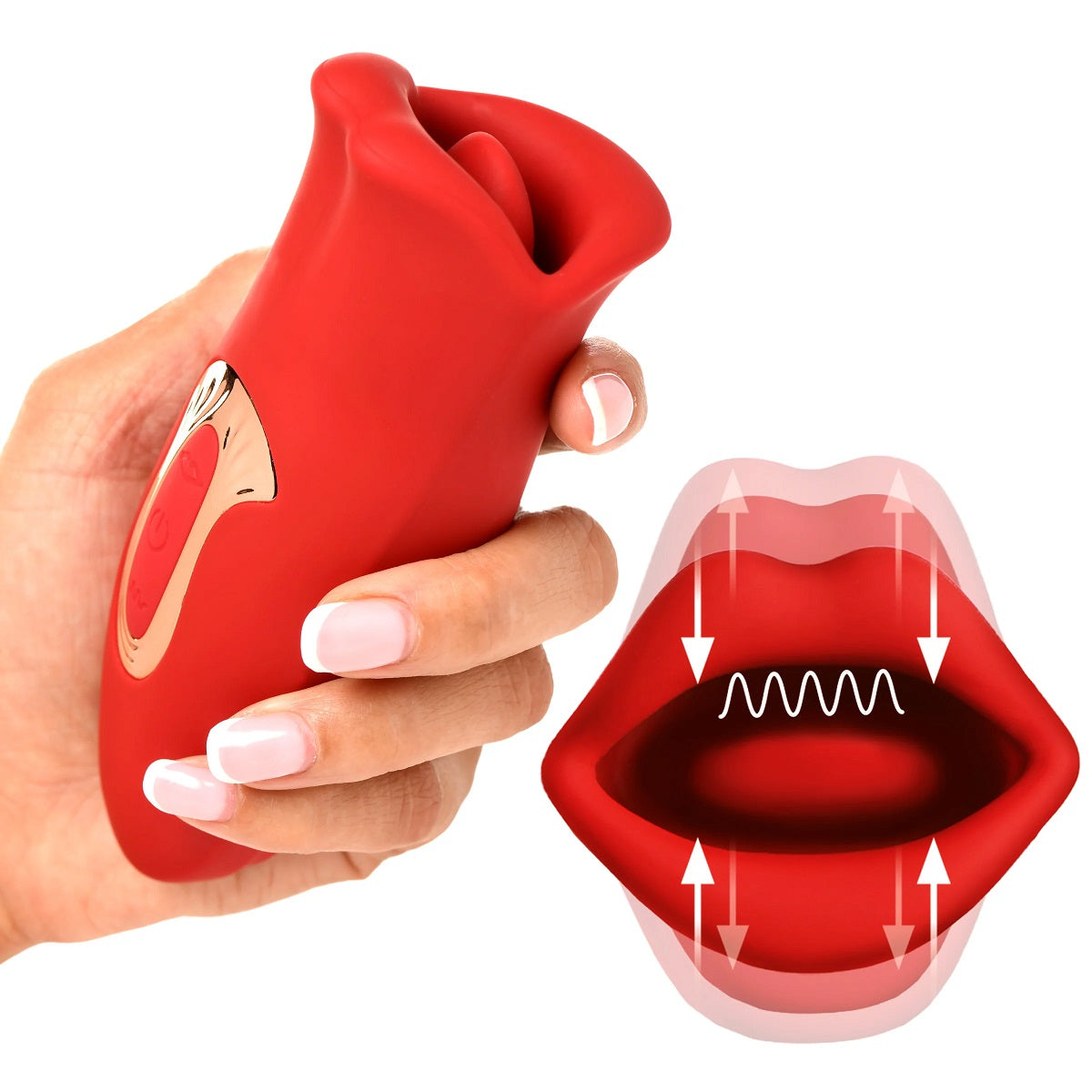 Lickgasm Kiss Tell Mini Estimulador De Clítoris Vibrador Y Besos