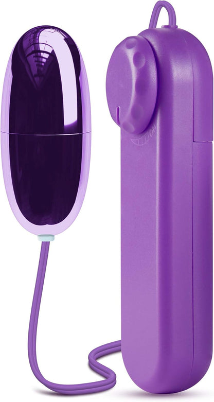 Vibrador Bala Vaginal Discreto Consolador  B Yours - Silver Power Bullet -Purple