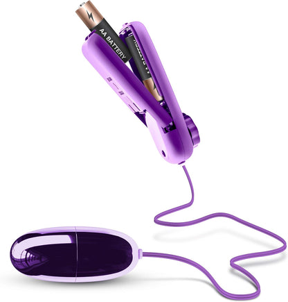 Vibrador Bala Vaginal Discreto Consolador  B Yours - Silver Power Bullet -Purple