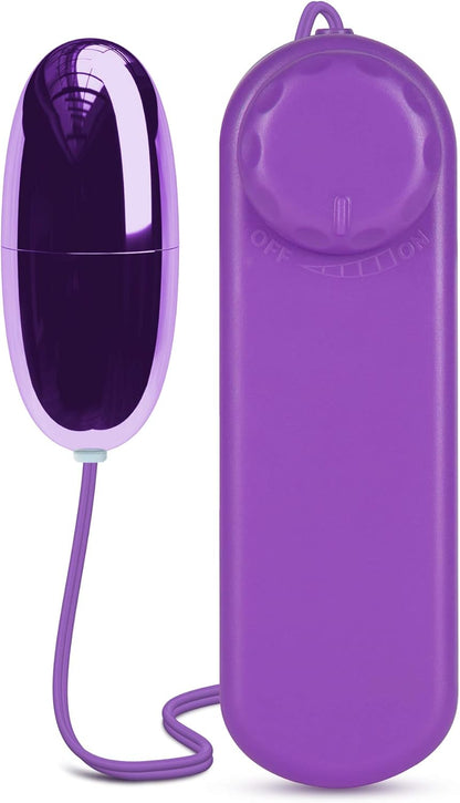 Vibrador Bala Vaginal Discreto Consolador  B Yours - Silver Power Bullet -Purple