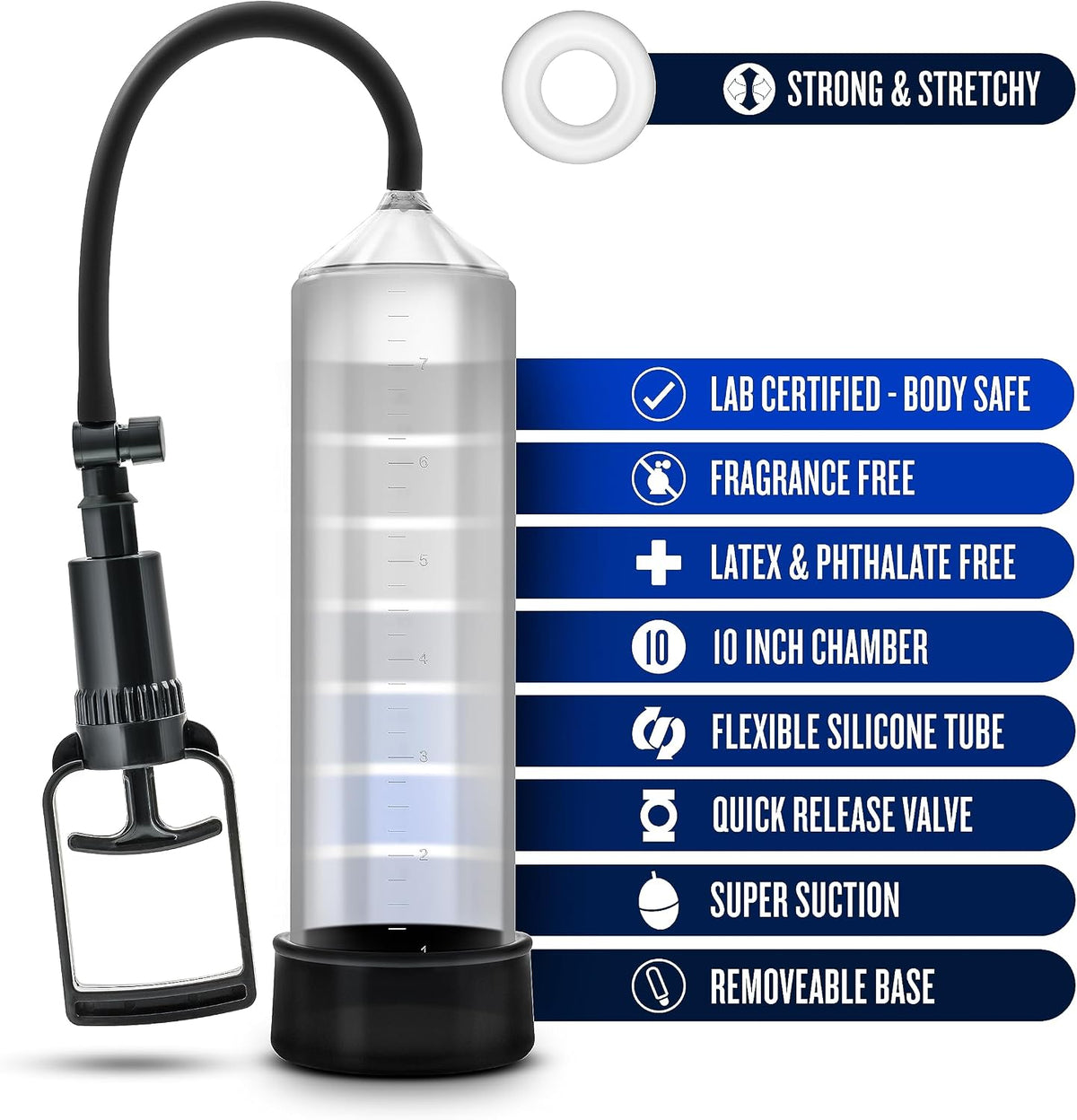 Bomba Vacío Pene Blush Novelties Blush Performance Vx3 Penis Pump