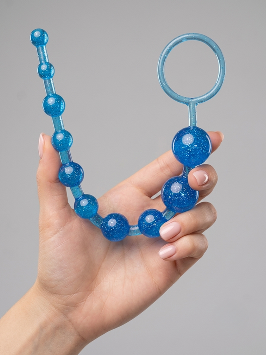 Bolitas Anal Ó Vaginal Basicas Bolas Anal Medianas Basic Beads Colors Blue