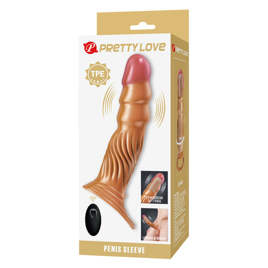 Funda Extensión Aumenta 2 Pulg Vibrador Bala Control Remoto Funda vibradora inalámbrica para el pene – pretty love