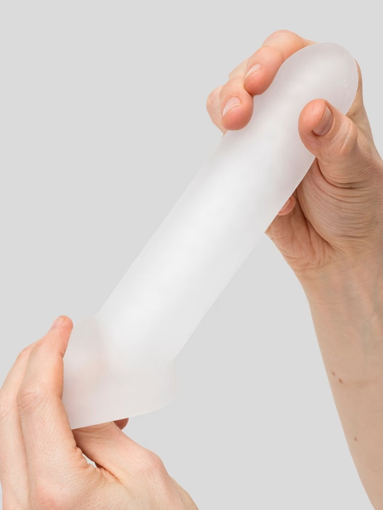 Funda Extensión Pene Mas Grande Textura Ultra Estimulante Transparente 8inch