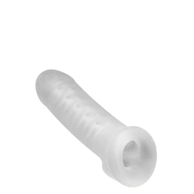 Funda Extensión Textura, Pene Incrementa Engrosa 17cm Sleeve Black Clear