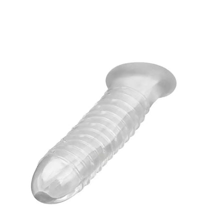 Funda Extensión Textura, Pene Incrementa Engrosa 17cm Sleeve Black Clear