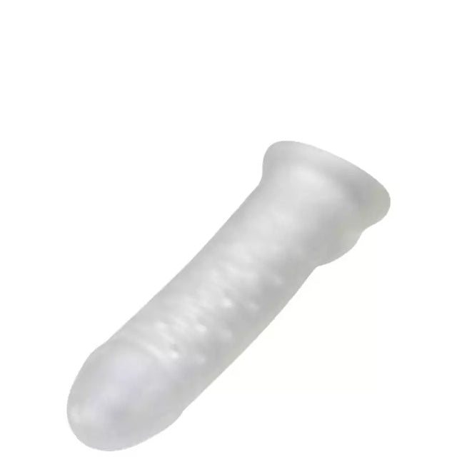 Funda Extensión Textura, Pene Incrementa Engrosa 17cm Sleeve Black Clear