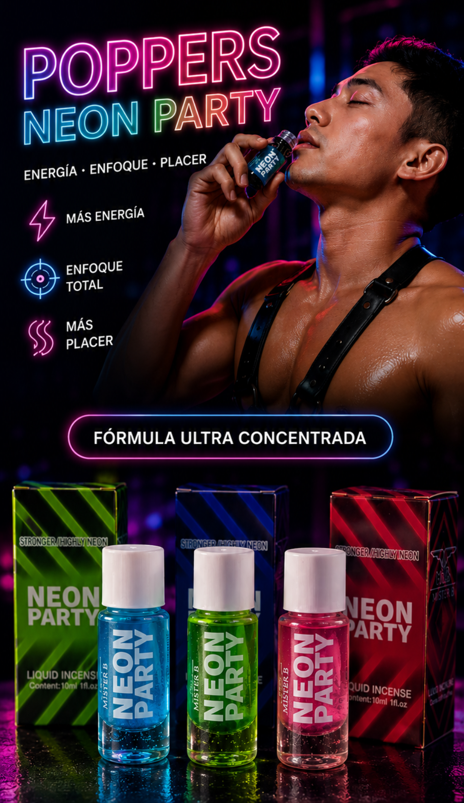 Neon Party 10ml  Poppers