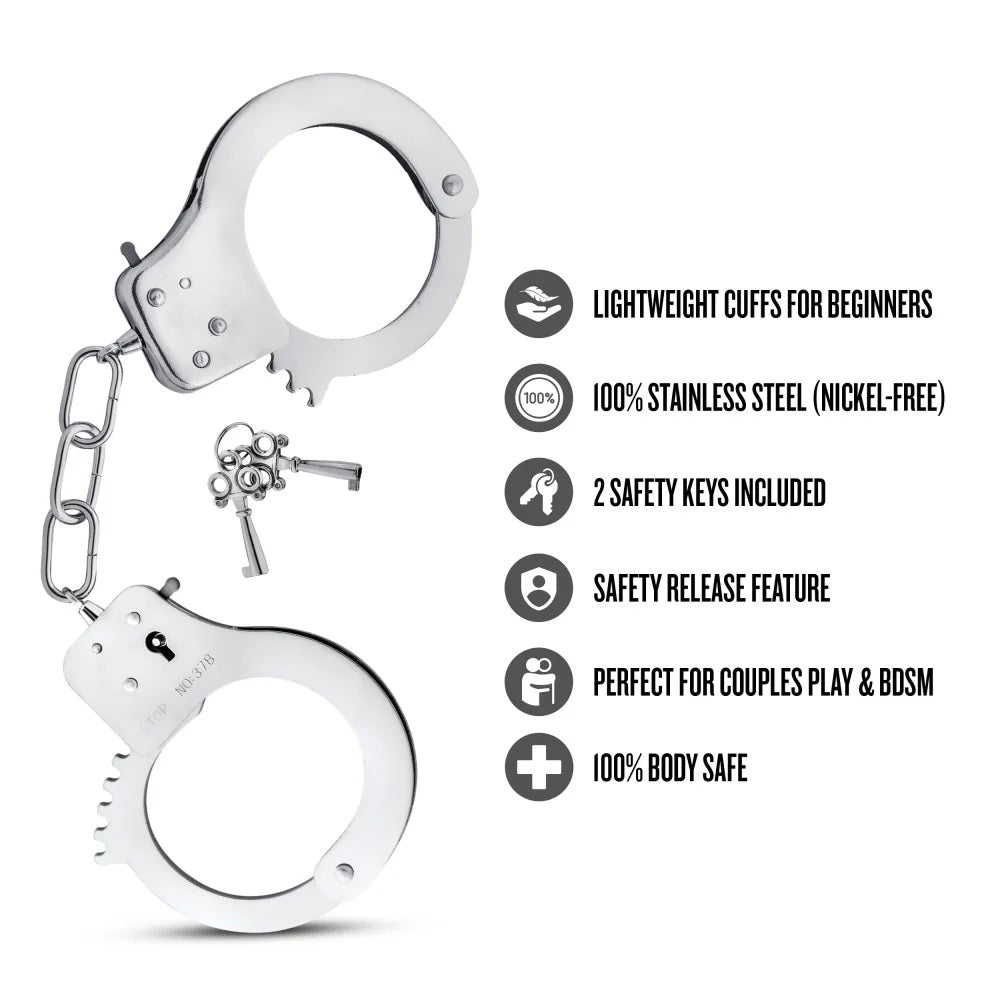 Esposas de Metal Fetish para Principiantes METAL CUFFS FETISH