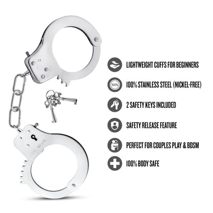 Esposas de Metal Fetish para Principiantes METAL CUFFS FETISH