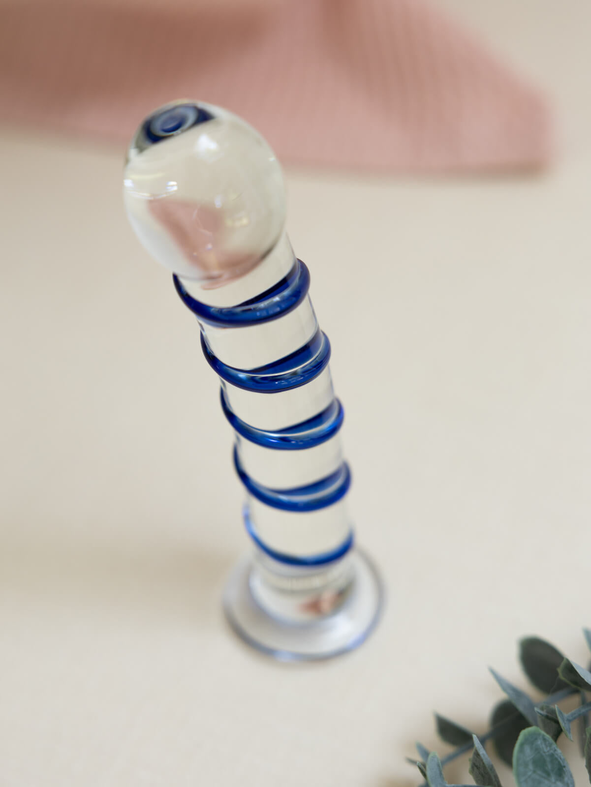 Dildo Consolador Cristal Estimulador Vaginal Icicles No. 5 Blue