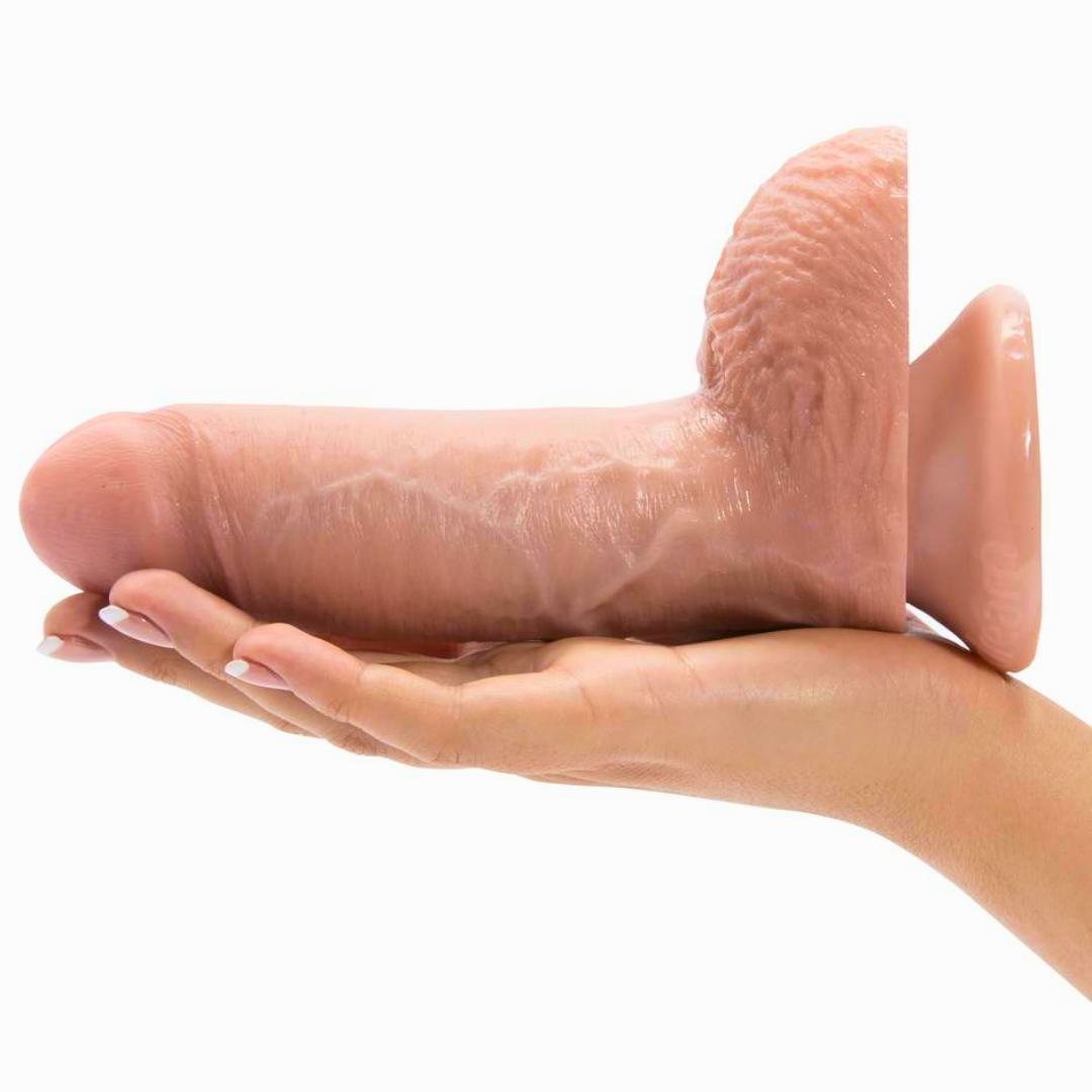 Dildo Grueso 18cm King Cock Realista Firme Erecto Consolador 7" Cock with Balls