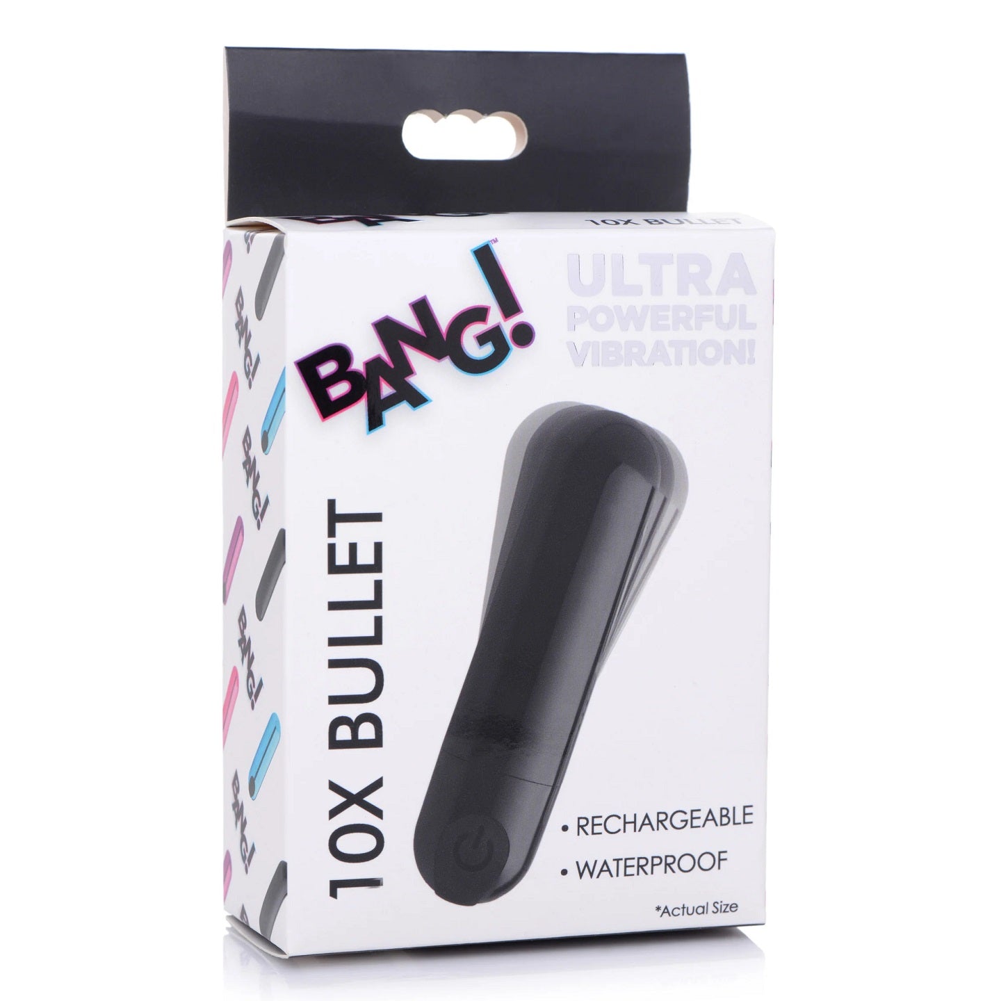 Bala Vibradora Potente Ultra Estimulante Recargable Bang! Black