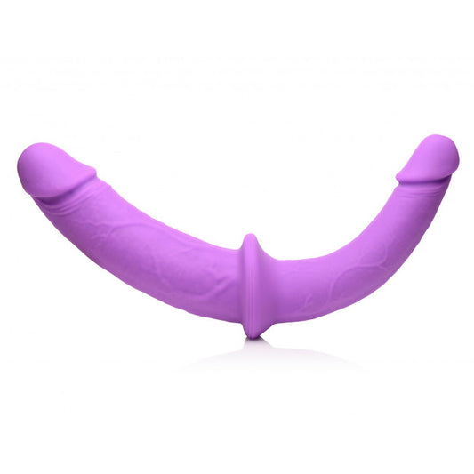 Dildo Consolador Doble Penetración Flexible Juego De Roles Double Charmer Silicone Double Dildo With Harness