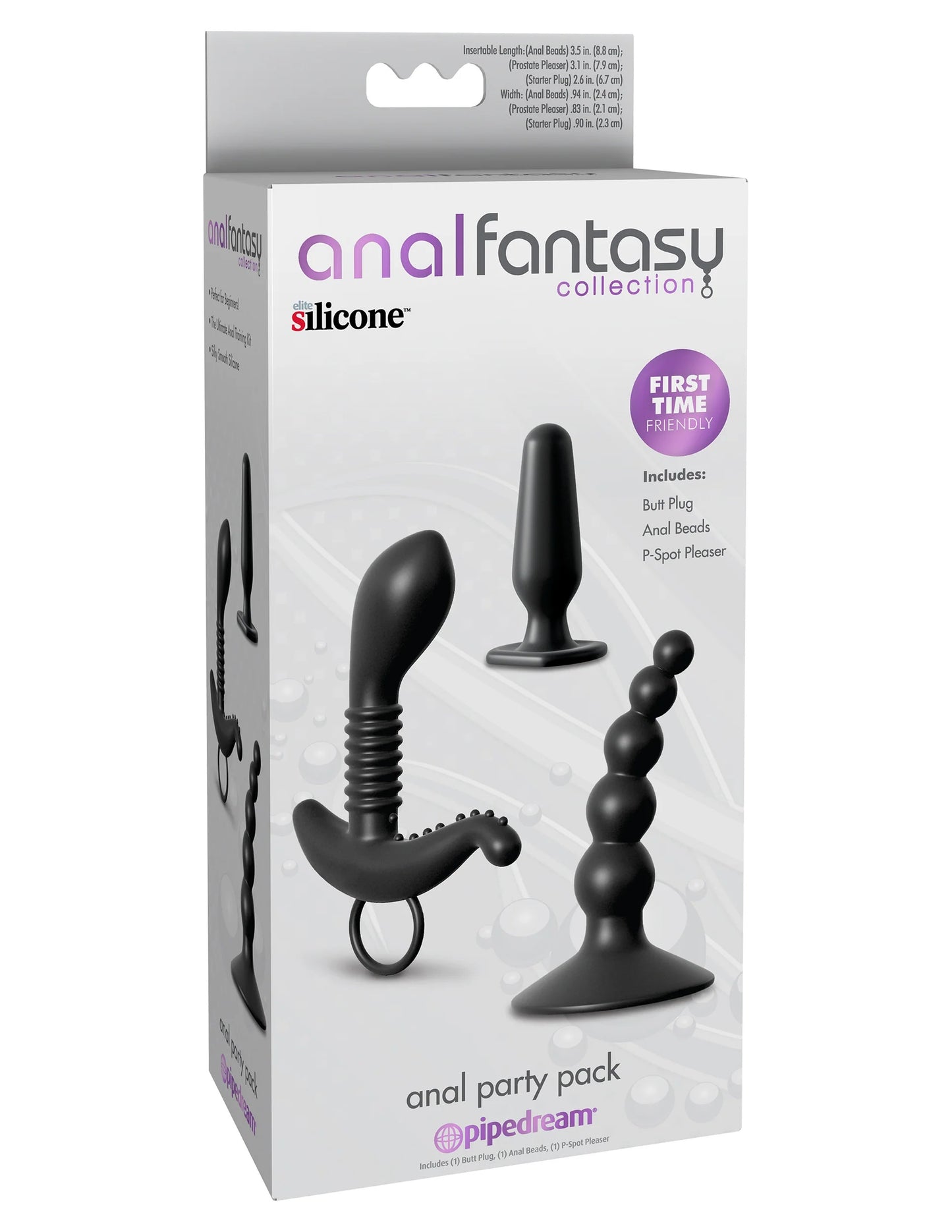 Plug Sexo Anal Party Pack Principiantes Estimulador Unisex