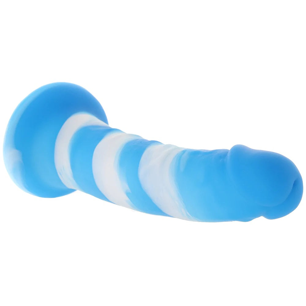 Dildo Consolador Silicona Alto Grado 18cm Realista Colours Pleasures Yum Yum 7 Blue