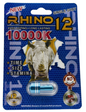 Rhino 12 Pastilla Para Pene Erección Más Firme Vigorizante Masculino