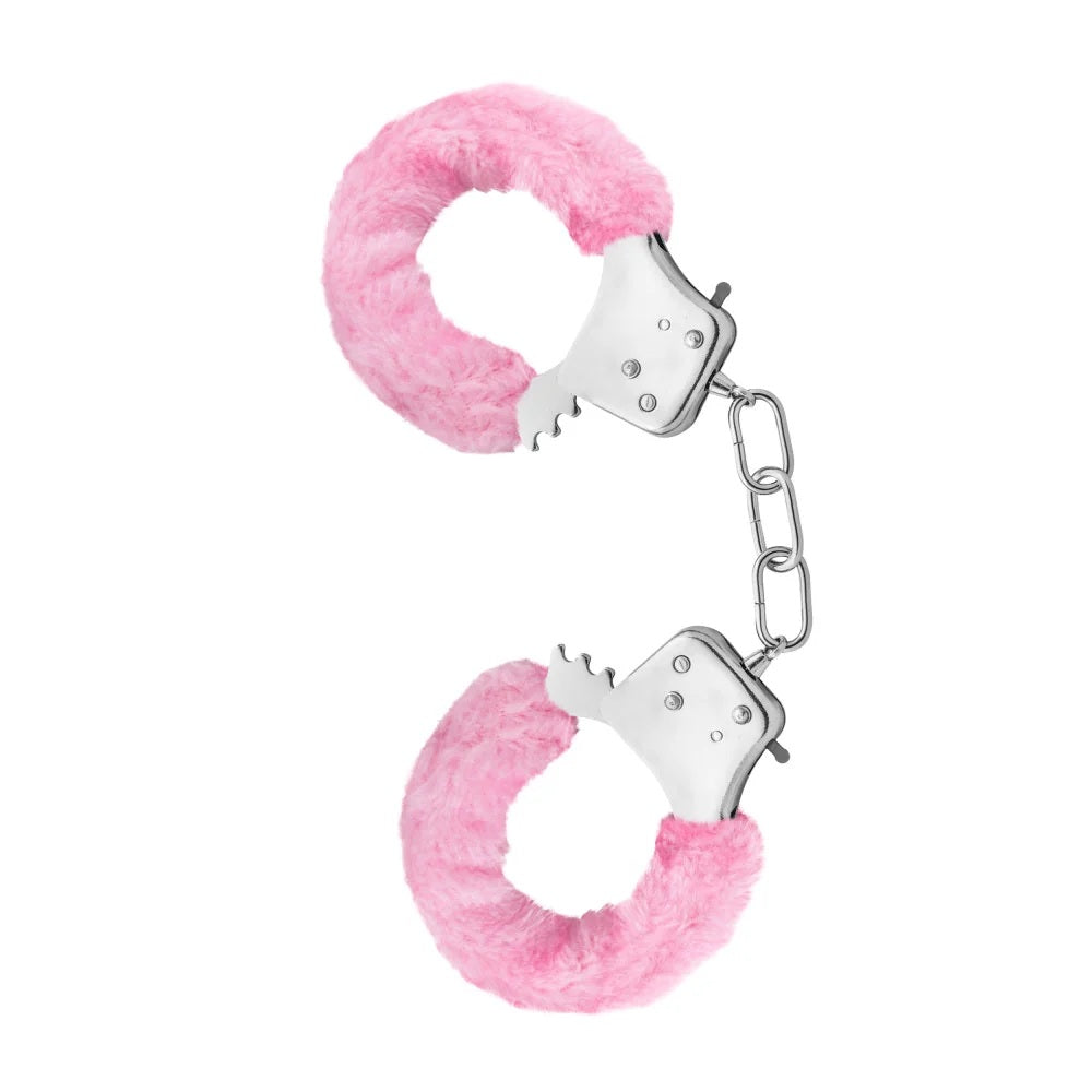 Esposas Peluche Sumiso Bdsm Metal Alta Calidad Series Original Furry Cuffs - Pink