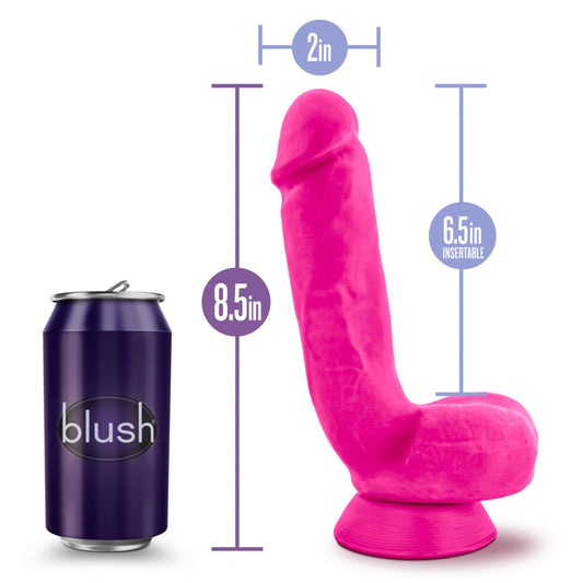 Dildo Grande Realista 21cm Grueso Pound Rosado Au Naturel - Bold - Pound - 8.5 Inch Dildo - PINK