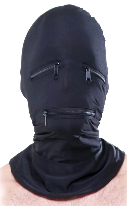 Mascara BDSM unisex Fetish Fantasy Series - Zipper Face Hood