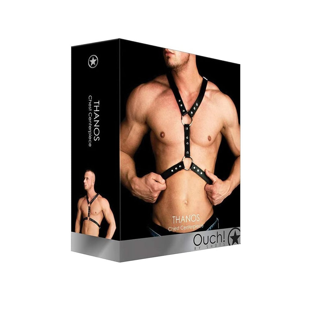 Arnes de Pecho Hombre Ajustable Leather Fetish Bondage Thanos