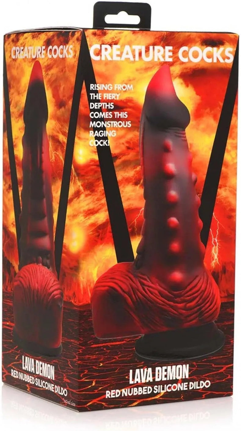 Dildo Consolador Silicona Realista Creature Cocks Lava Demon