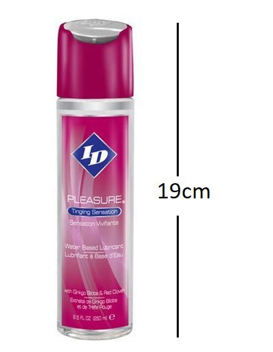 Lubricante ID Pleasure Tingling Sensaciones Hormigueo 8.5oz  ID Pleasure 8.5 floz Flip Cap