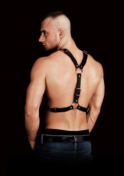 Arnes de Pecho Hombre Ajustable Leather Fetish Bondage Thanos