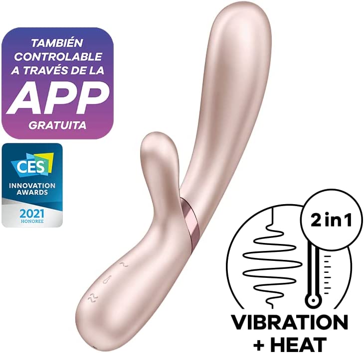 Vibrador Clitoris Punto G Control por App SATISFYER - HOT LOVER SILVER