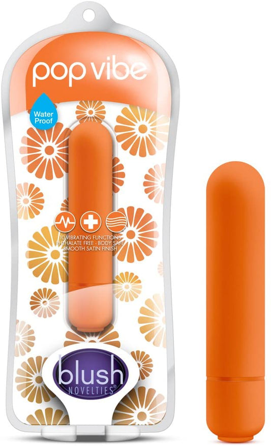 Bala Vibradora Potente Pop Vibe – Orange