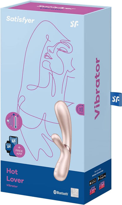 Vibrador Clitoris Punto G Control por App SATISFYER - HOT LOVER SILVER