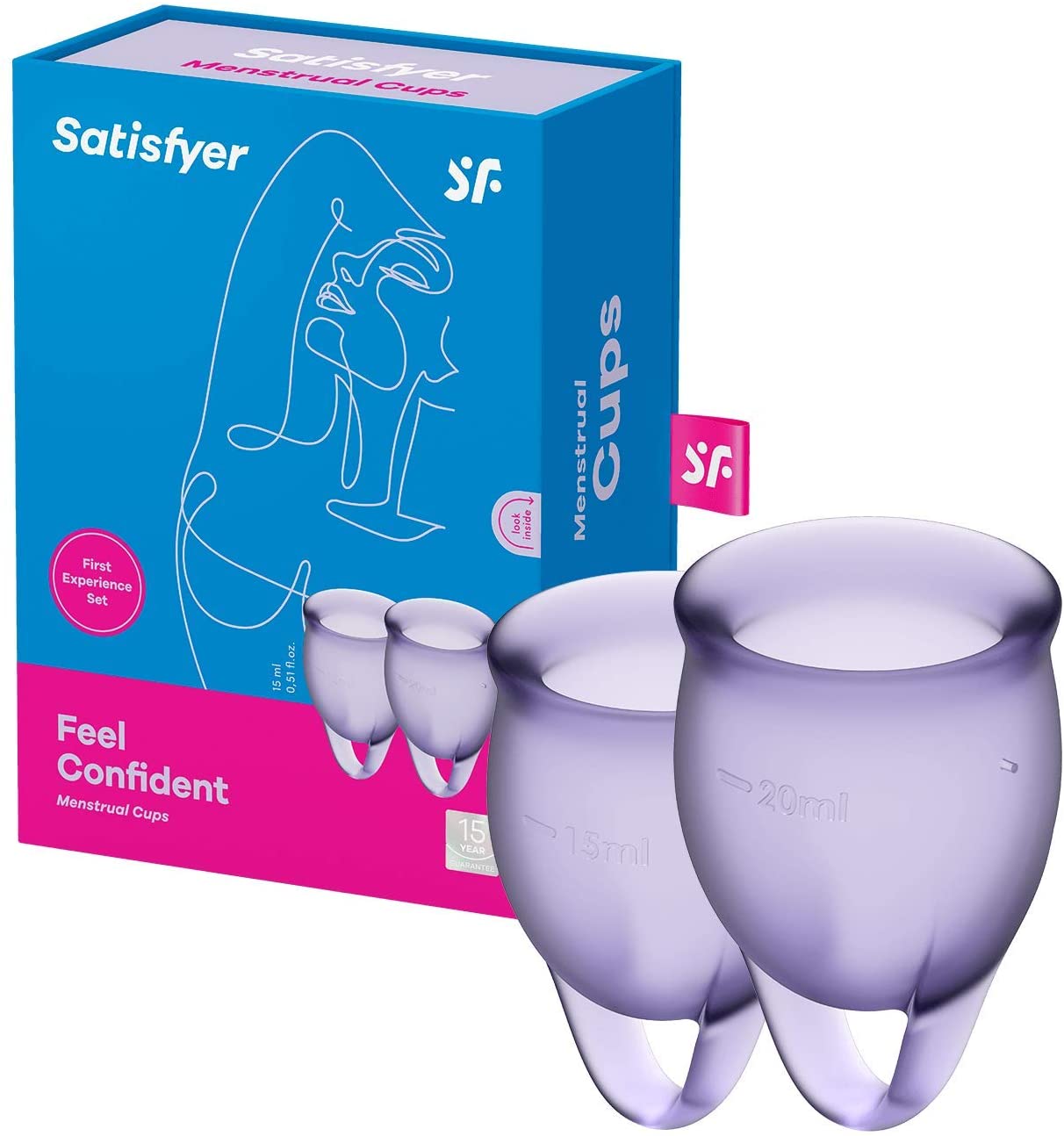 Copa Menstrual Satisfyer Cups Set Confident  Sana Ecológica Higiénica