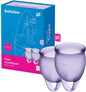 Copa Menstrual Satisfyer Cups Set Confident  Sana Ecológica Higiénica