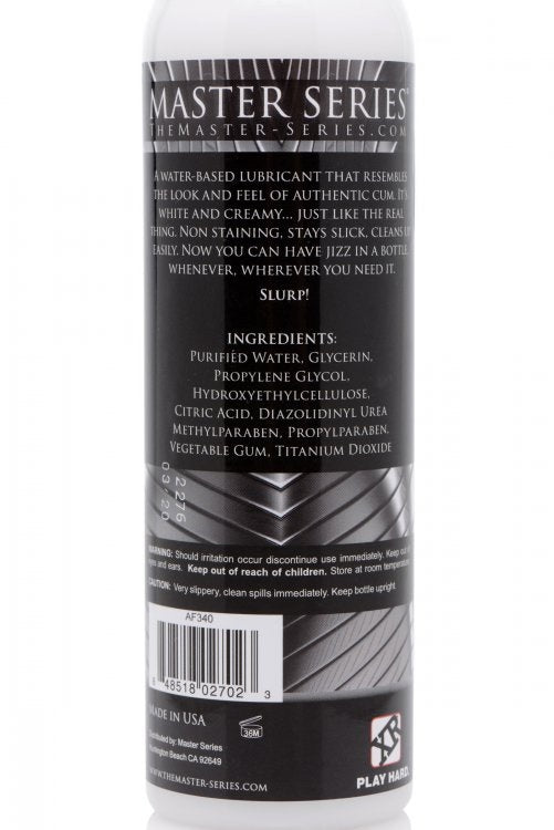 Lubricante Anal Y Vaginal, Semen Artificial 250ml Jizz Water Based Cum Lube - 8.5 oz