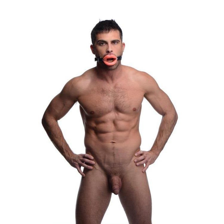 Mordaza Boundage Manten Su Boca Abierta Silicon Sissy Mouth Gag