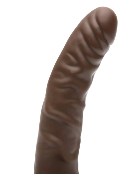 Arnés Con Dildo Hueco Extension Hollow Strap On 20cm Funda Fetish Fantasy Series 8" Hollow Strap-On - Brown/Black