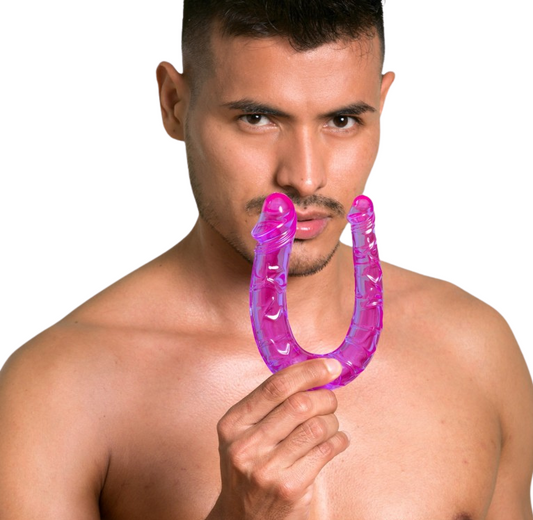 Dildo Doble Penetración Consolador Flexible Dual Estimulador