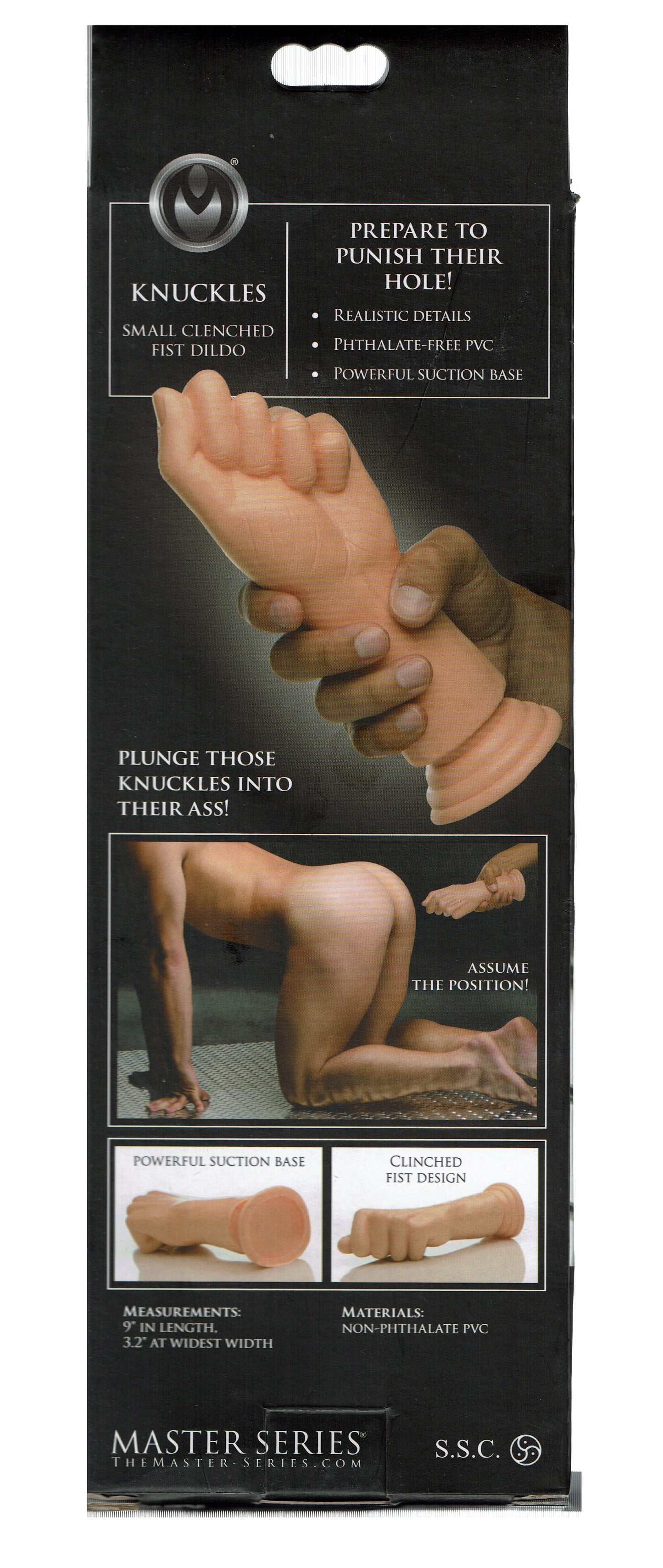 Increible Puño Realista Fisting 20,3cm Fist Dildo  Knuckles Small Clenched Fist Dildo
