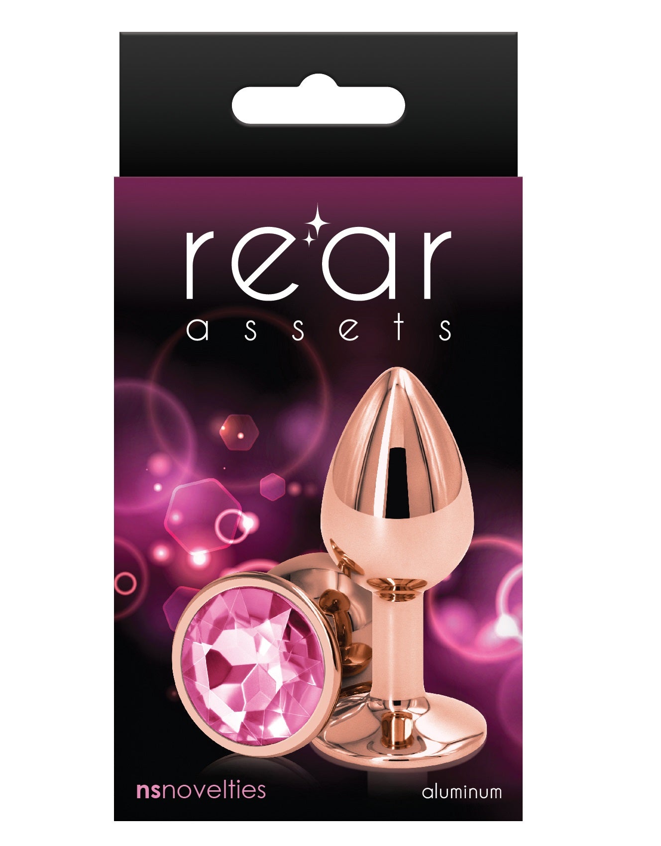 Plug Anal Chico Corazón Tamaño Principiante Rose Gold Rear Assets - Rose Gold - Small - Pink